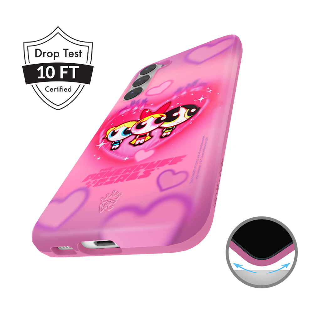 The Powerpuff Girls Airbrush Hearts Samsung Case