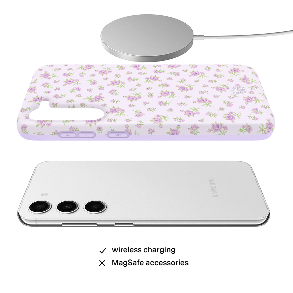 Dainty Lilac Floral Samsung Case