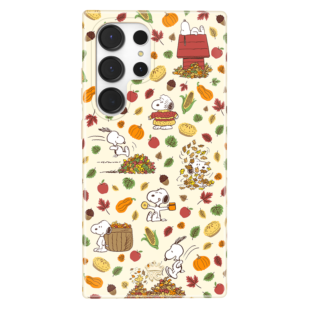 Snoopy Autumn Leaves Samsung Case