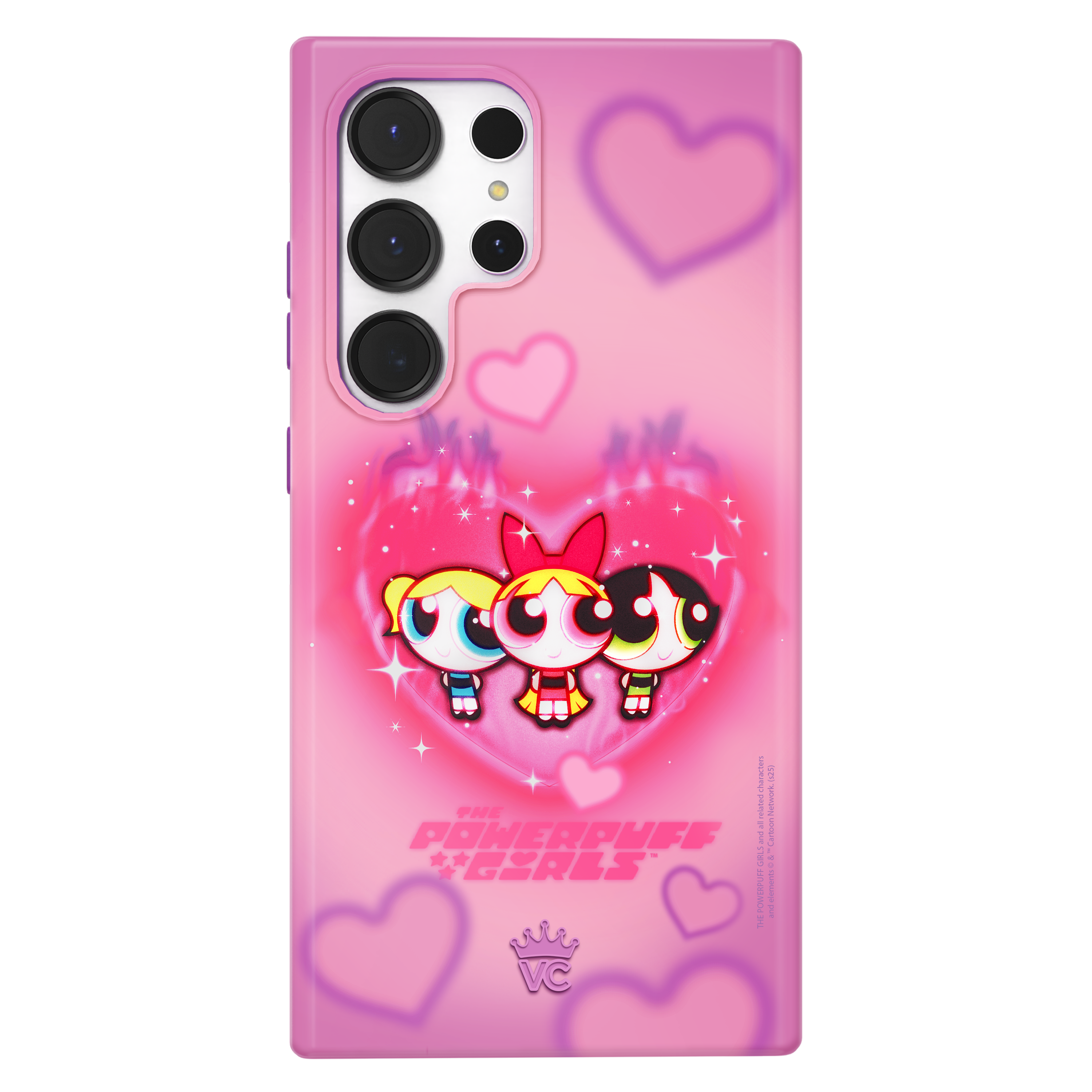 The Powerpuff Girls Airbrush Hearts Samsung Case
