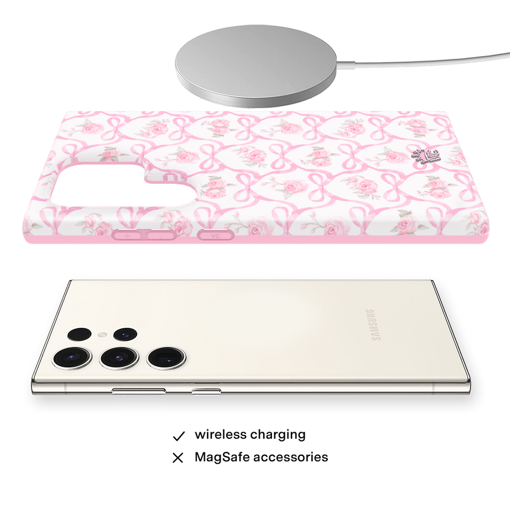 Lovely Pink Bows Samsung Case