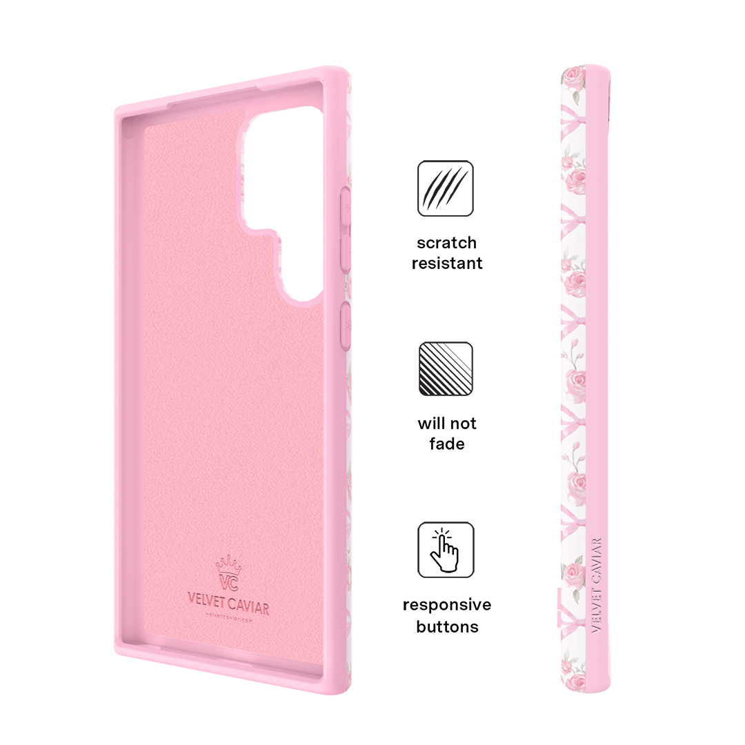 Lovely Pink Bows Samsung Case