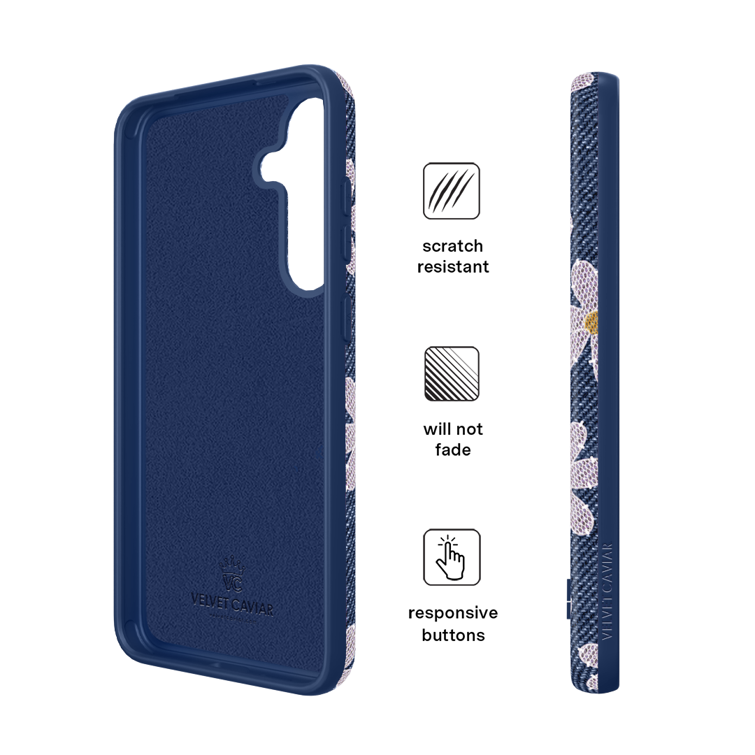 Denim Daisy Samsung Case