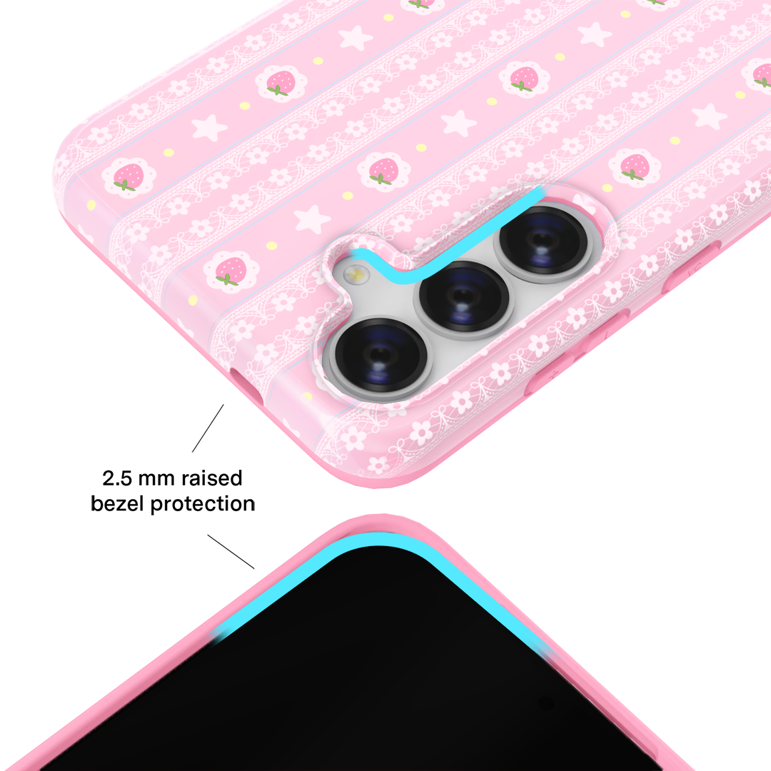 Strawberry Macaron Samsung Case