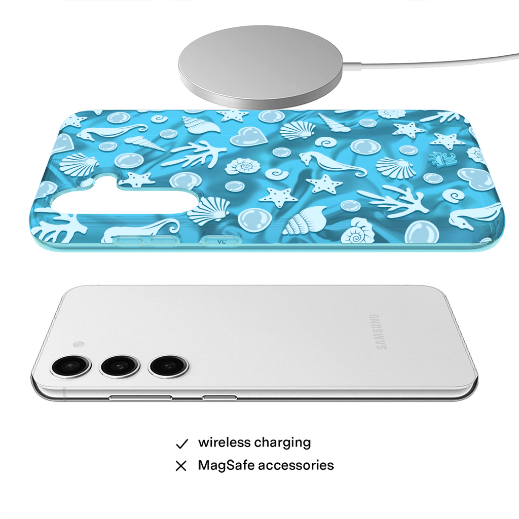 Aquamarine Holo Samsung Case