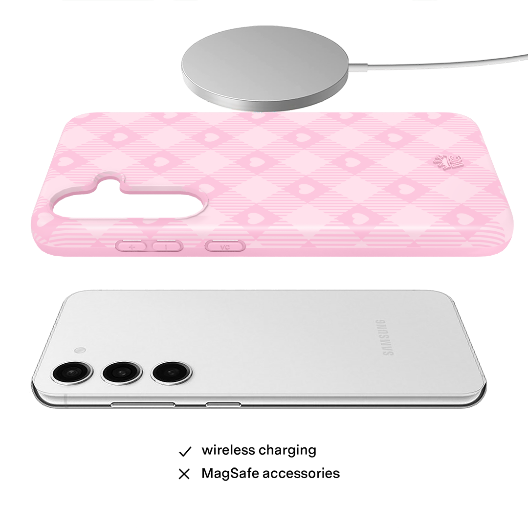 Dolly Pink Gingham Samsung Case