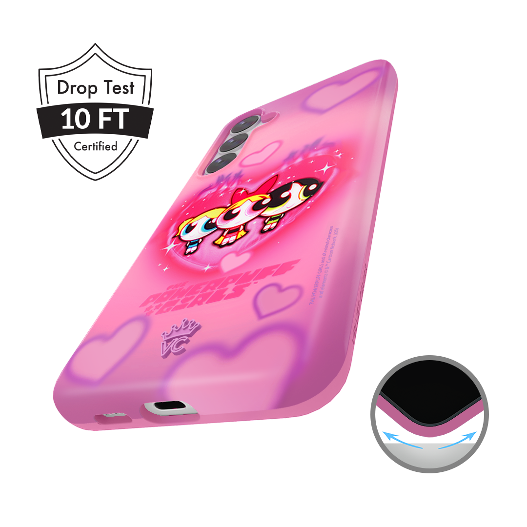 The Powerpuff Girls Airbrush Hearts Samsung Case