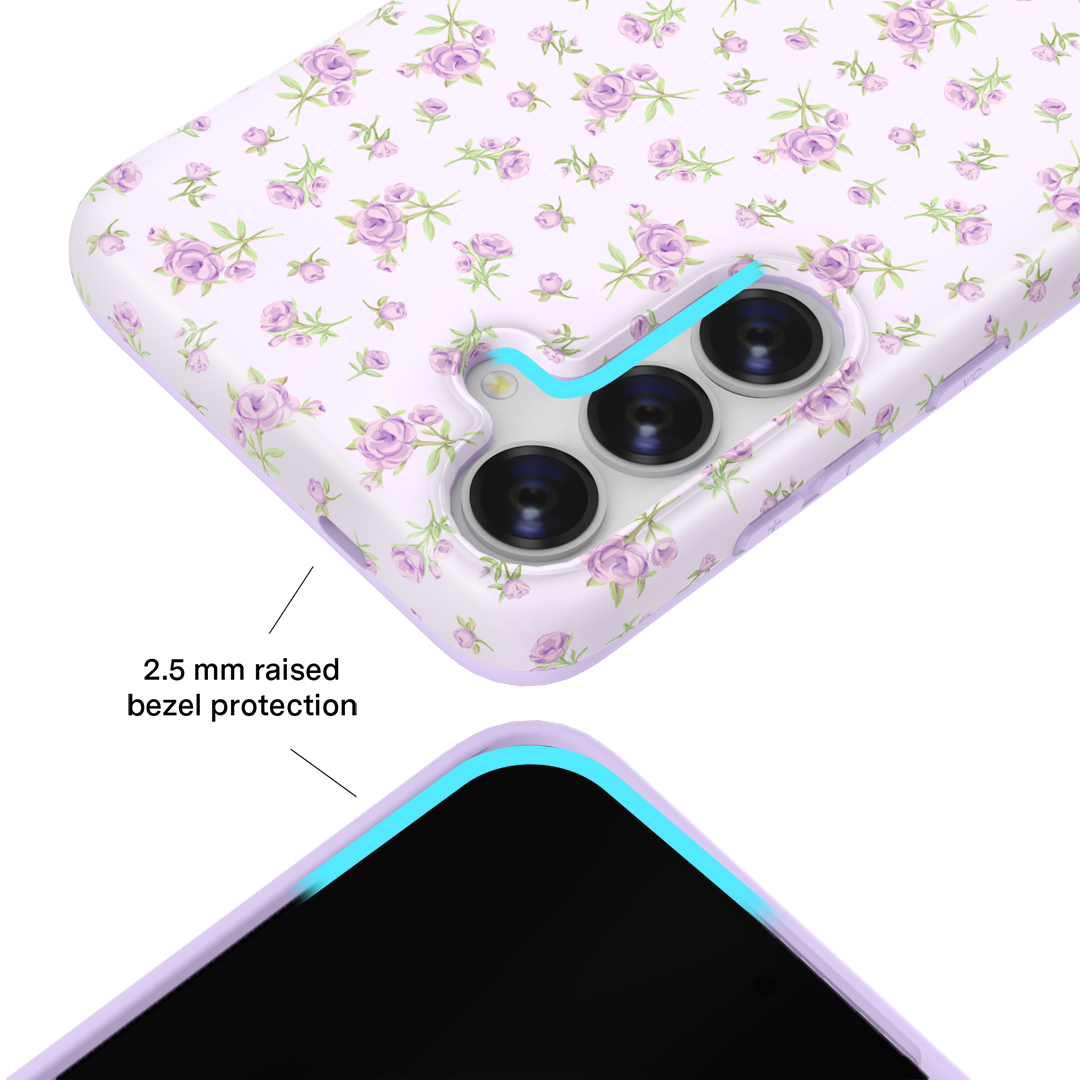 Dainty Lilac Floral Samsung Case