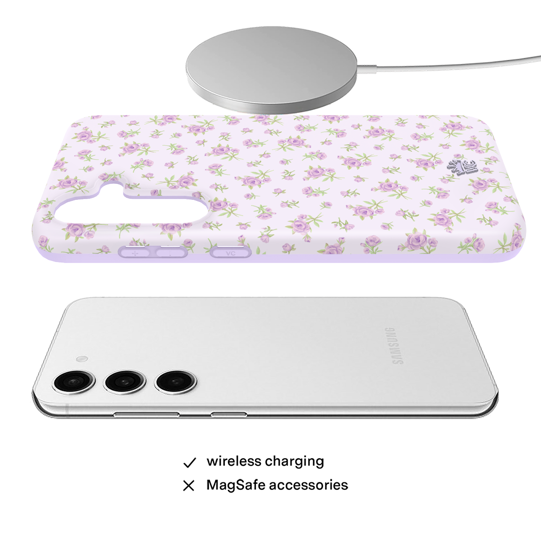 Dainty Lilac Floral Samsung Case