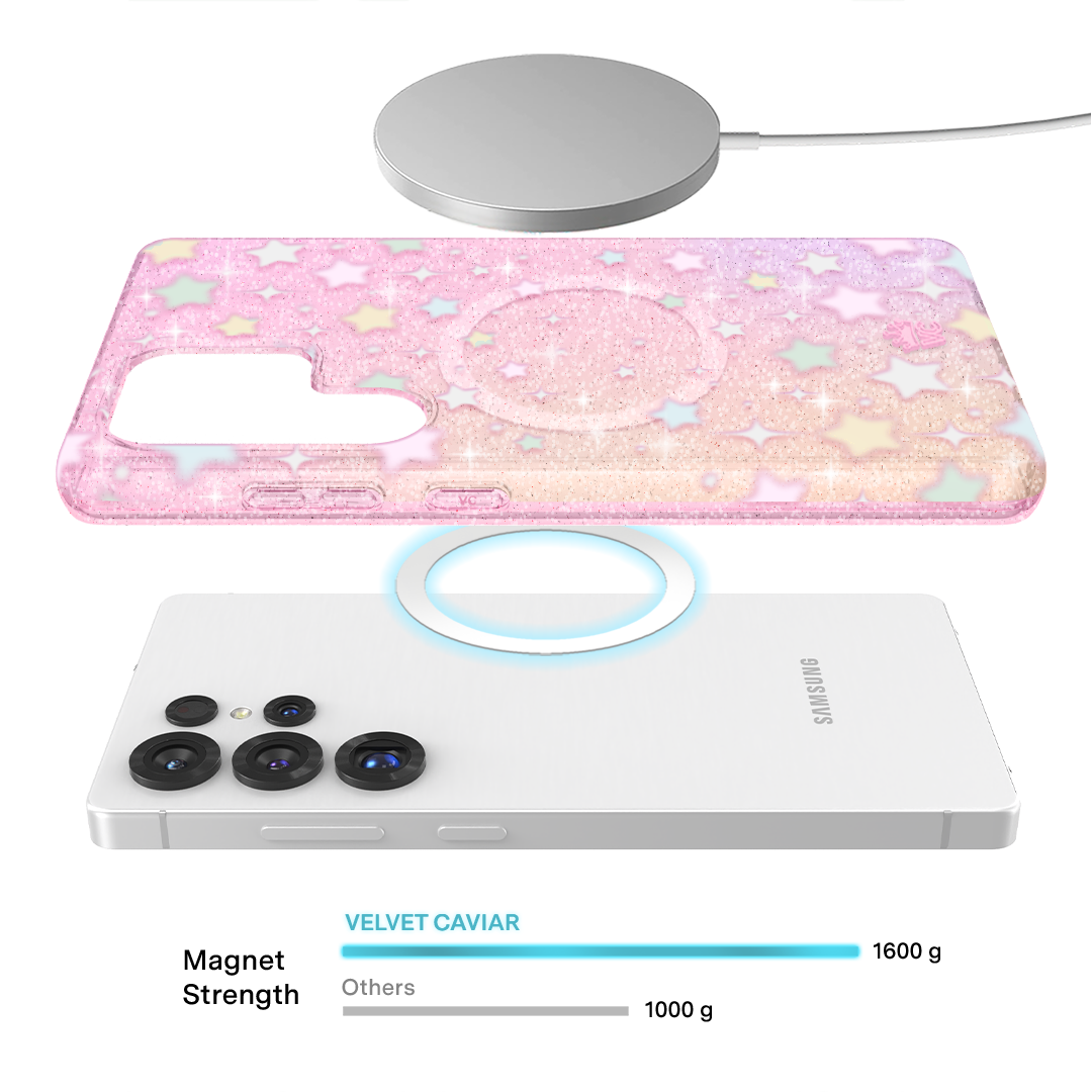 Falling Star Glitter Samsung Case