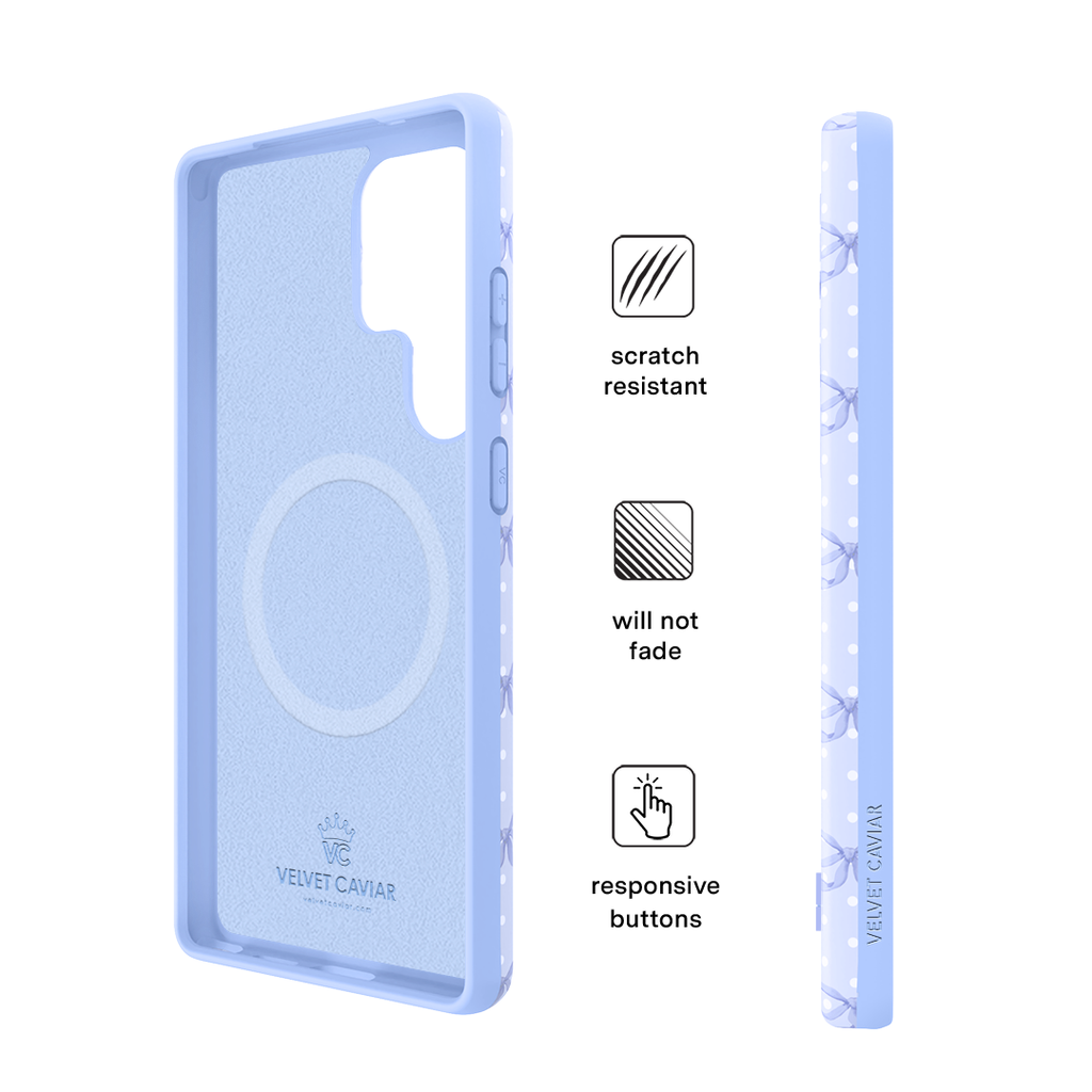 Lovely Blue Bows Samsung Case