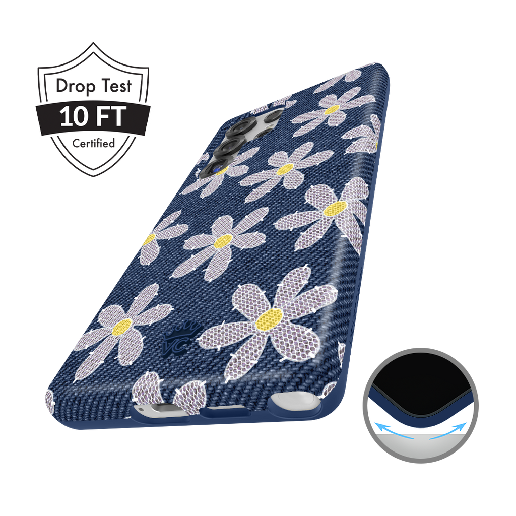 Denim Daisy Samsung Case