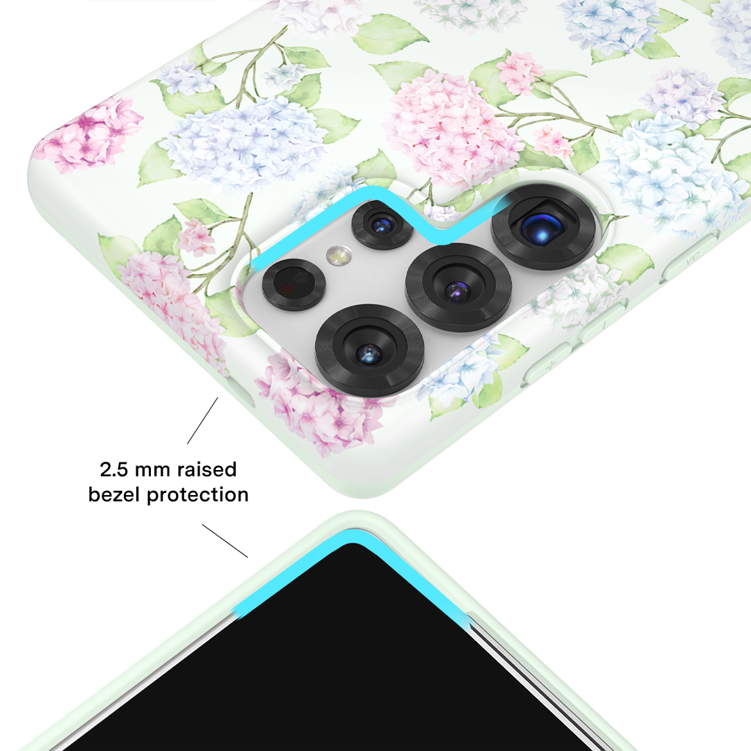 Hydrangea Floral Samsung Case