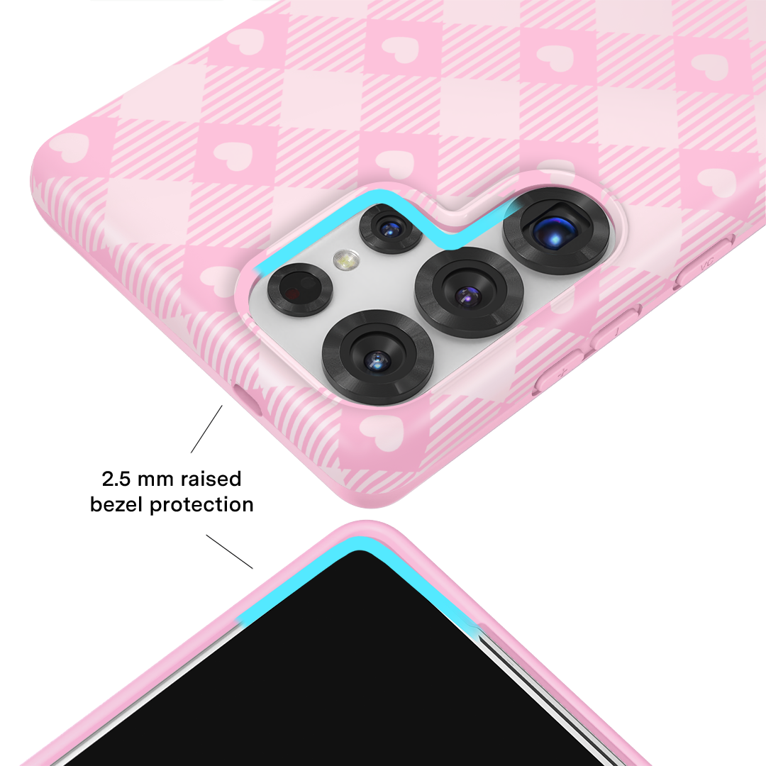 Dolly Pink Gingham Samsung Case