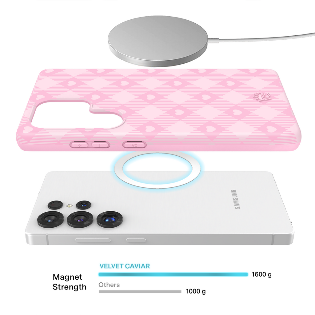 Dolly Pink Gingham Samsung Case