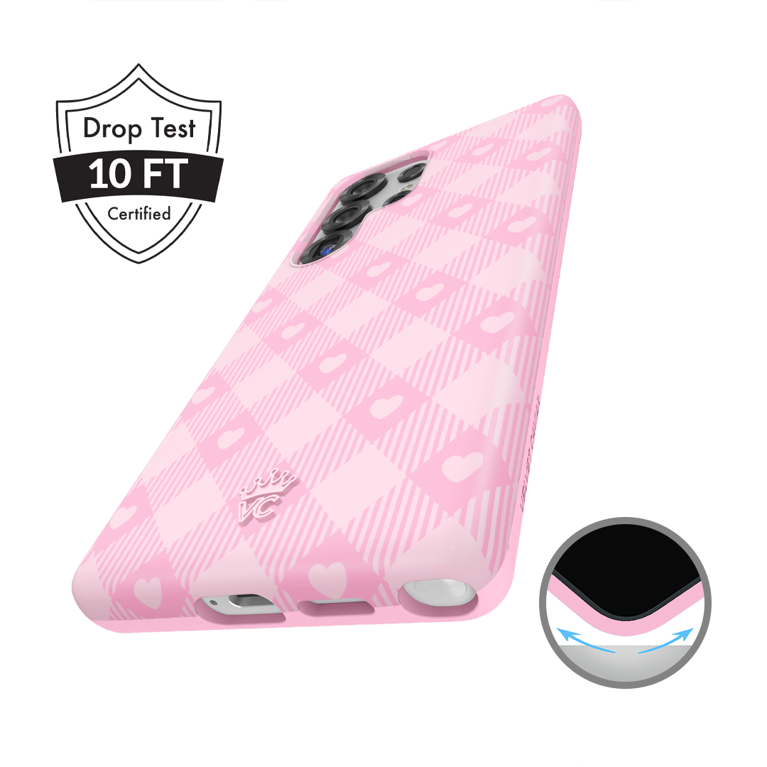 Dolly Pink Gingham Samsung Case