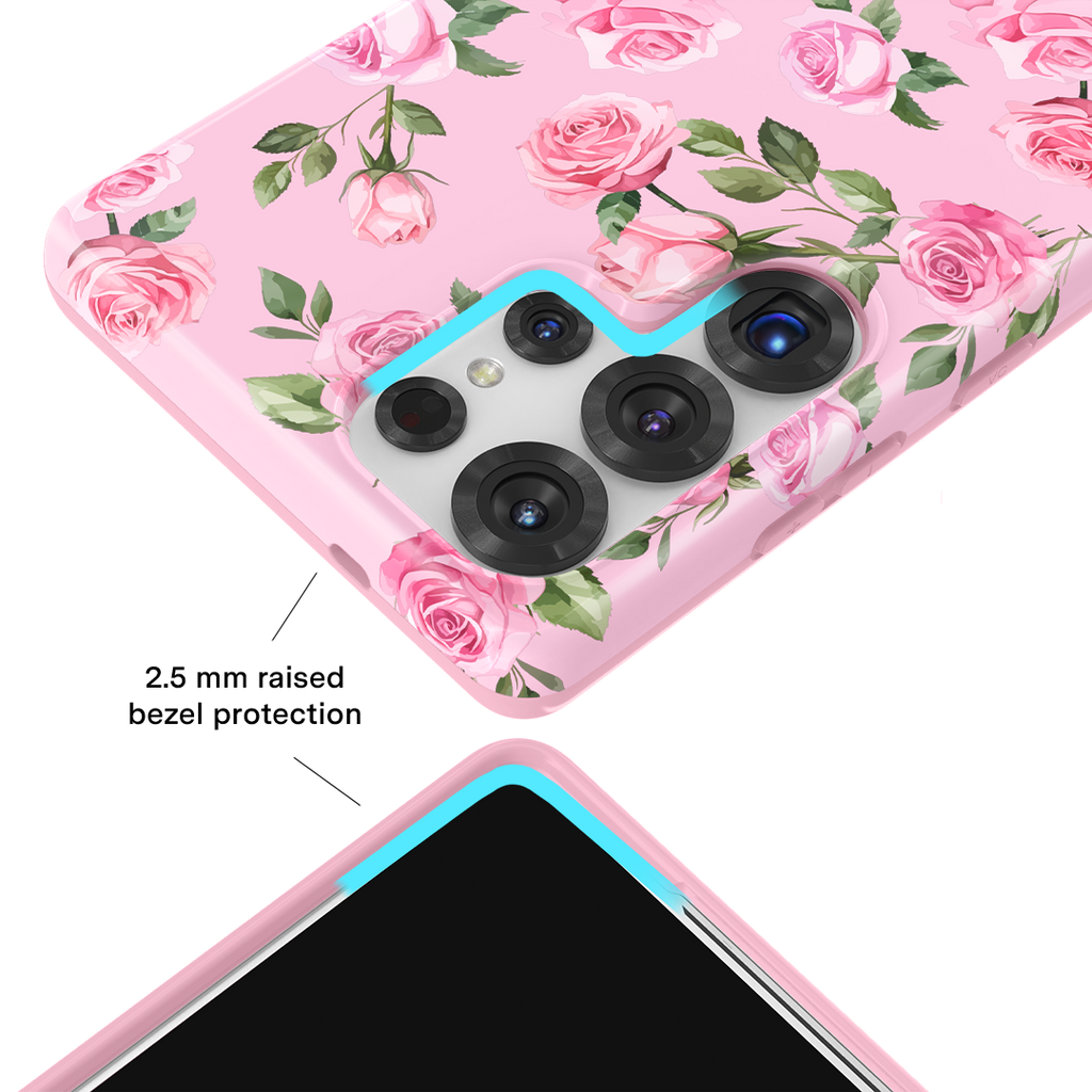 Baby Pink Roses Samsung Case