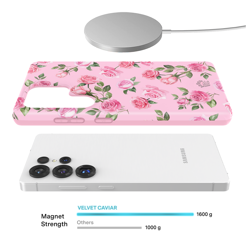 Baby Pink Roses Samsung Case