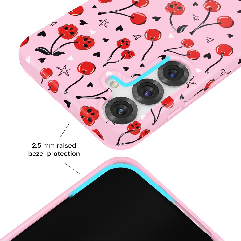 Sour Cherry Skulls Samsung Case
