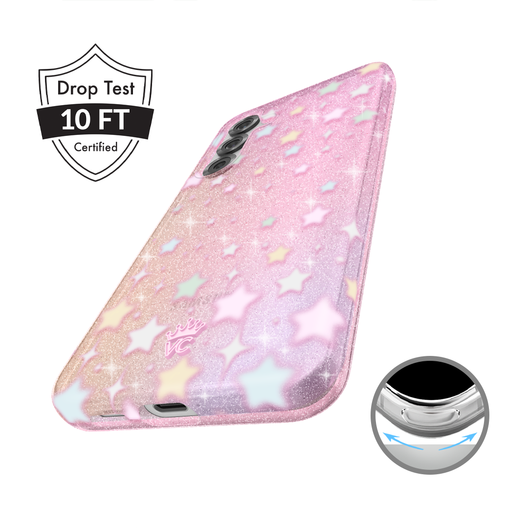 Falling Star Glitter Samsung Case
