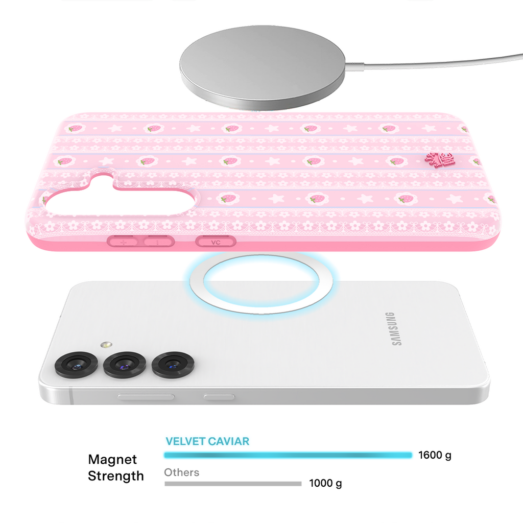 Strawberry Macaron Samsung Case