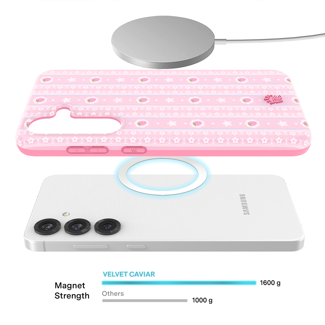 Strawberry Macaron Samsung Case