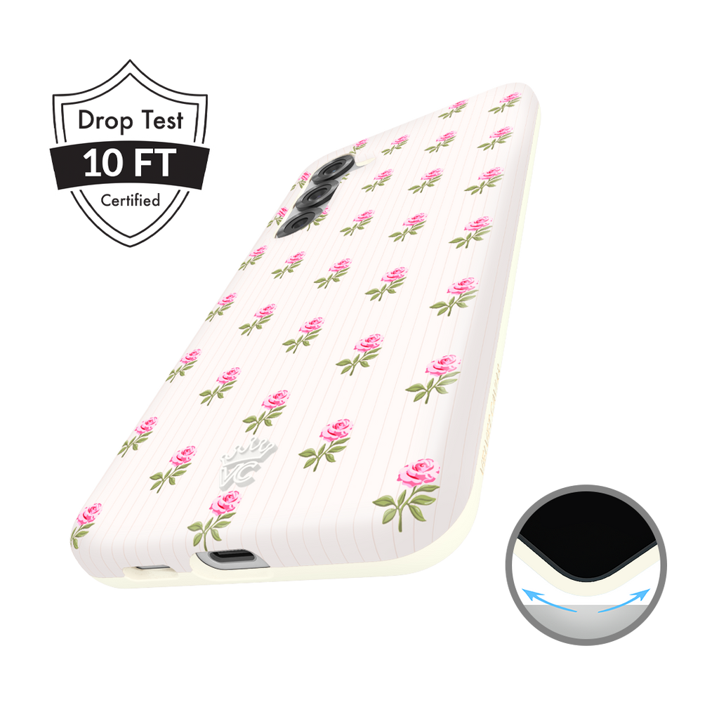 Pink Peony Floral Samsung Case