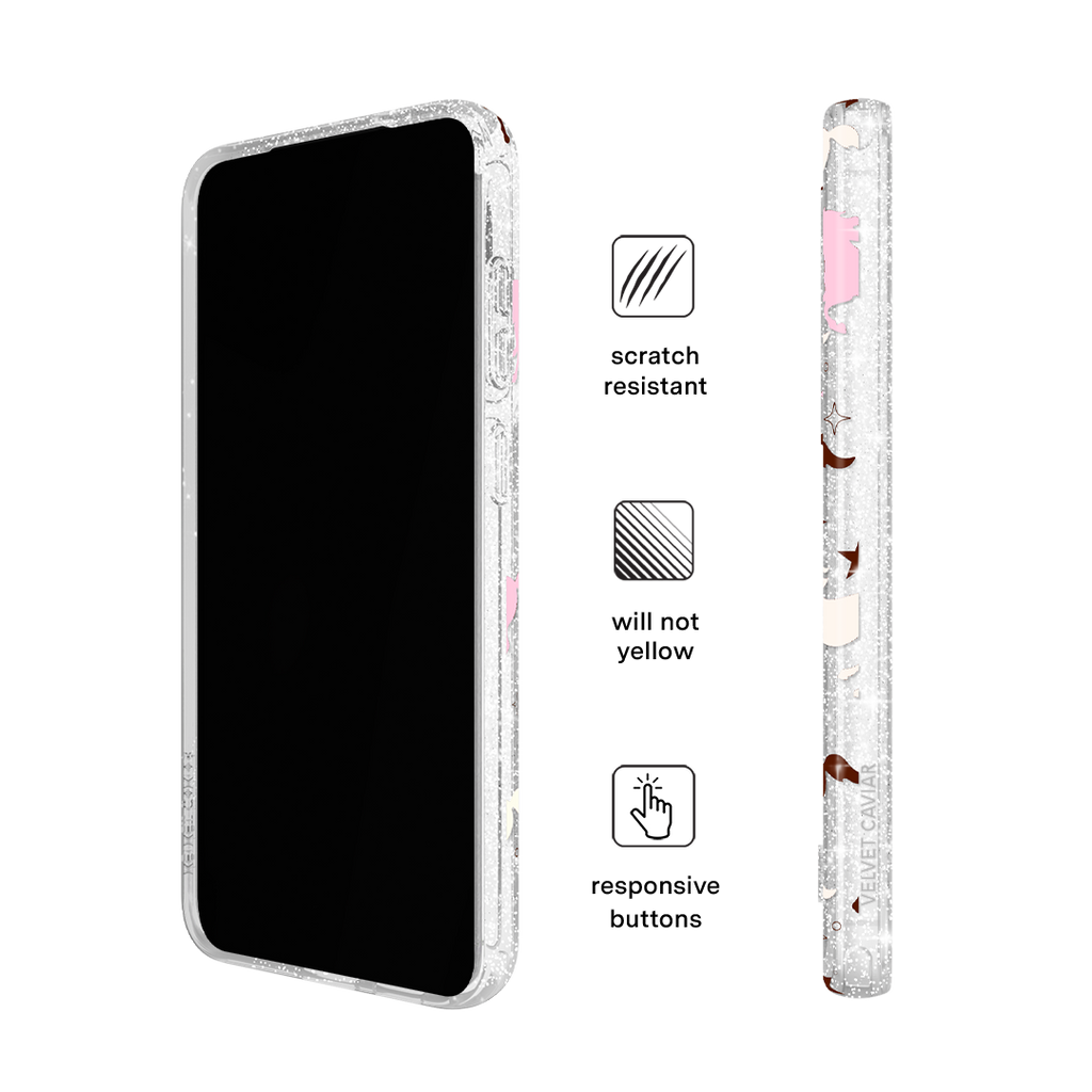 Pink Pony Glitter Samsung Case