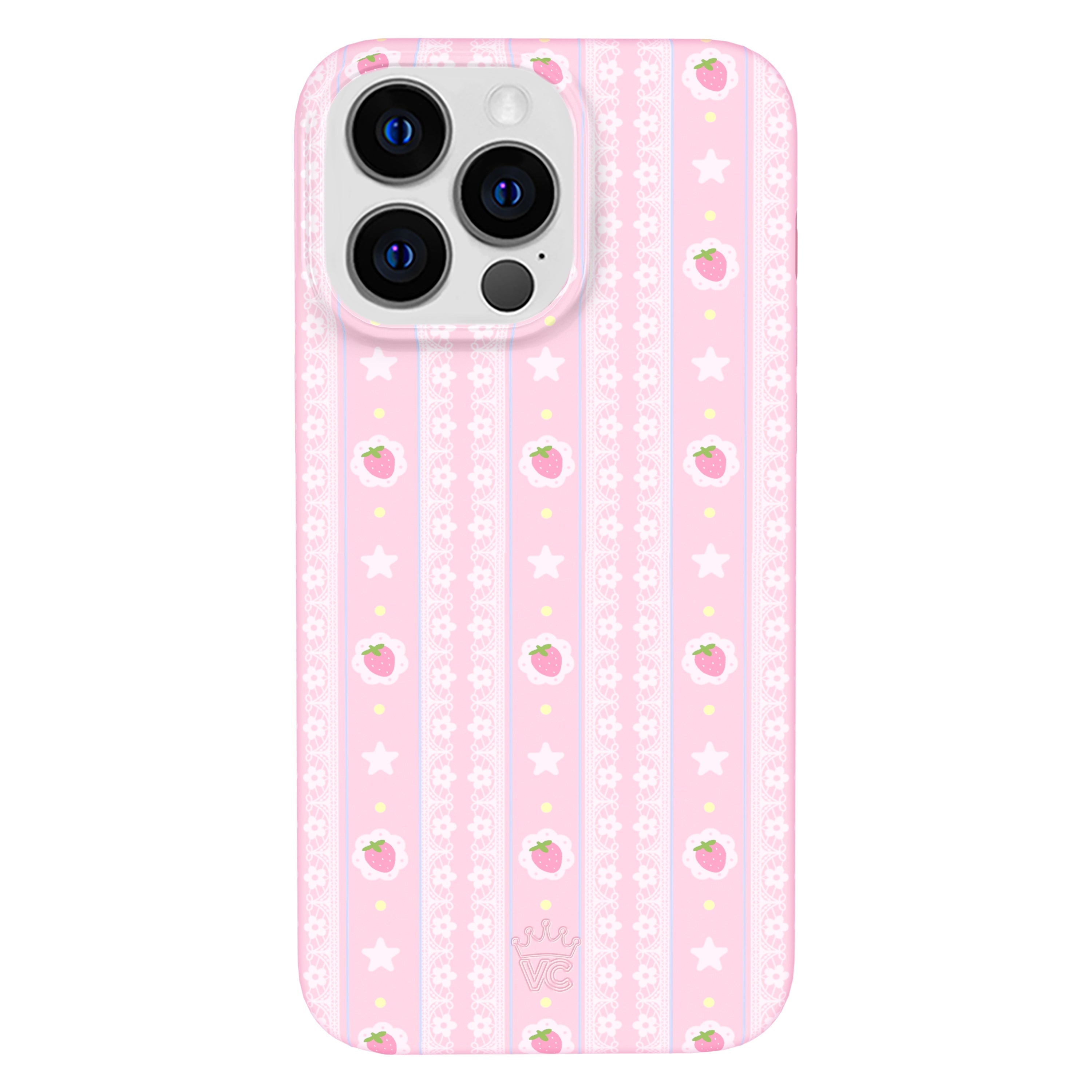 Strawberry Macaron iPhone Case