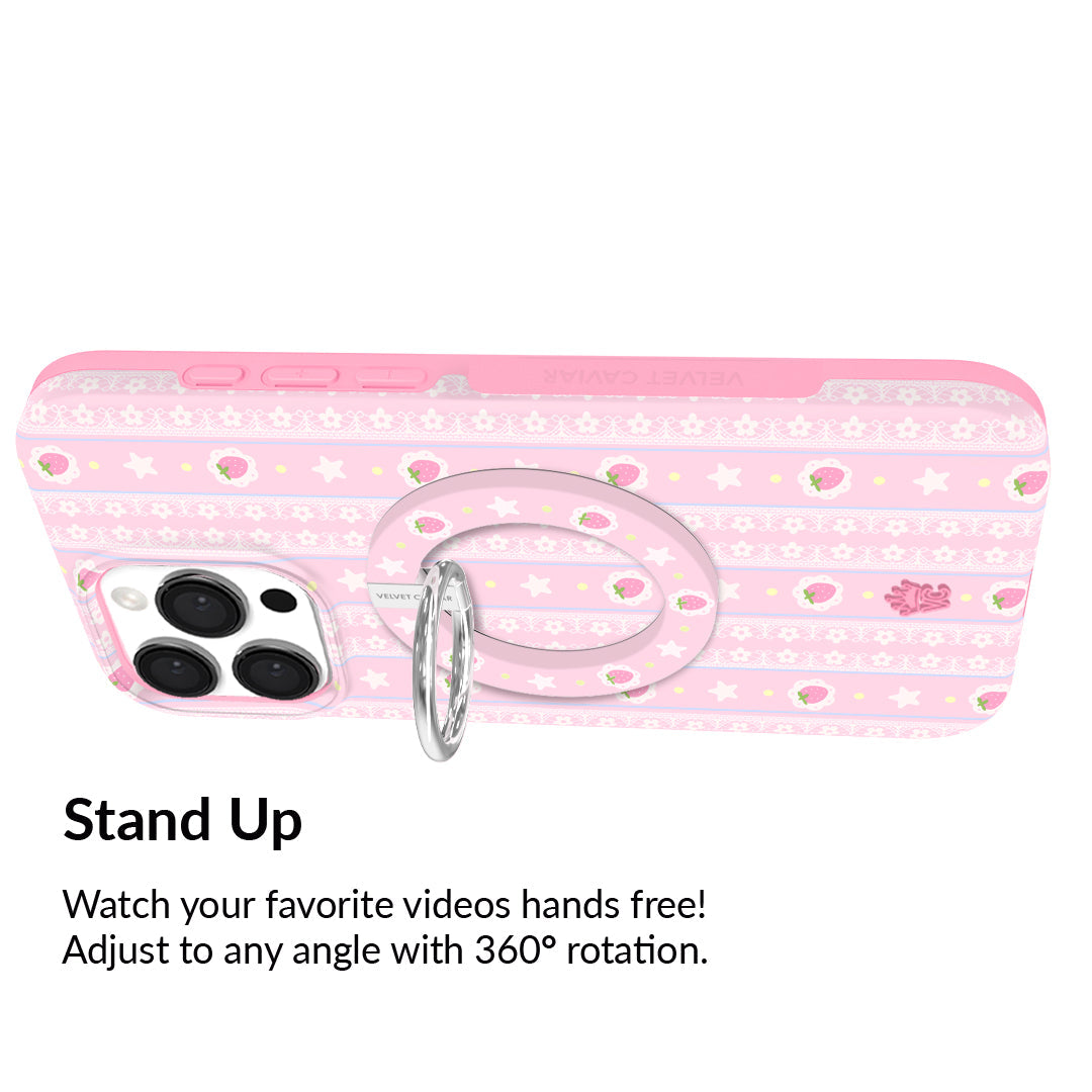 Strawberry Macaron MagSafe Grip Ring