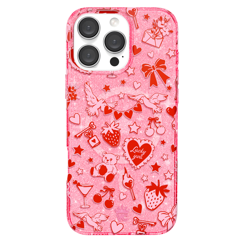 Be Mine Glitter iPhone Case