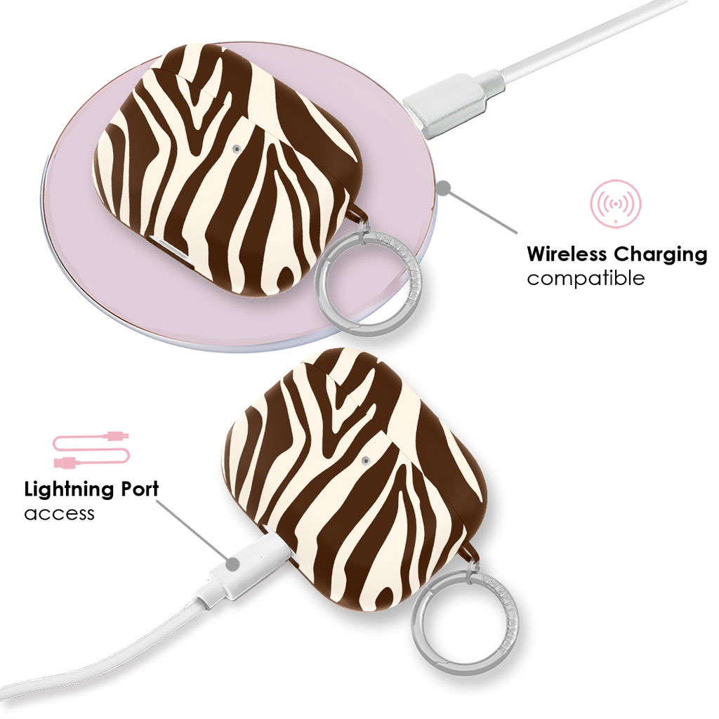 Coco Zebra AirPod Case