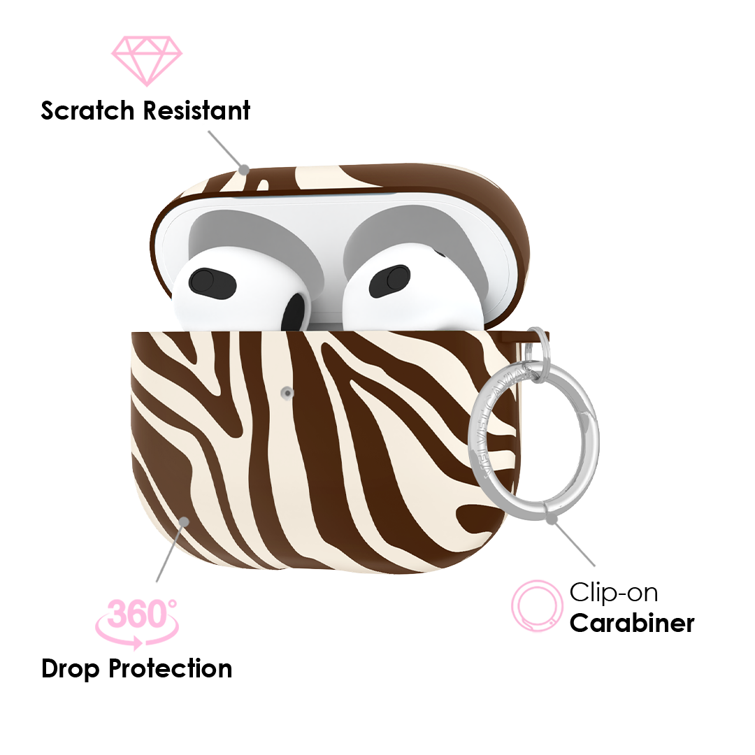 Coco Zebra AirPod Case