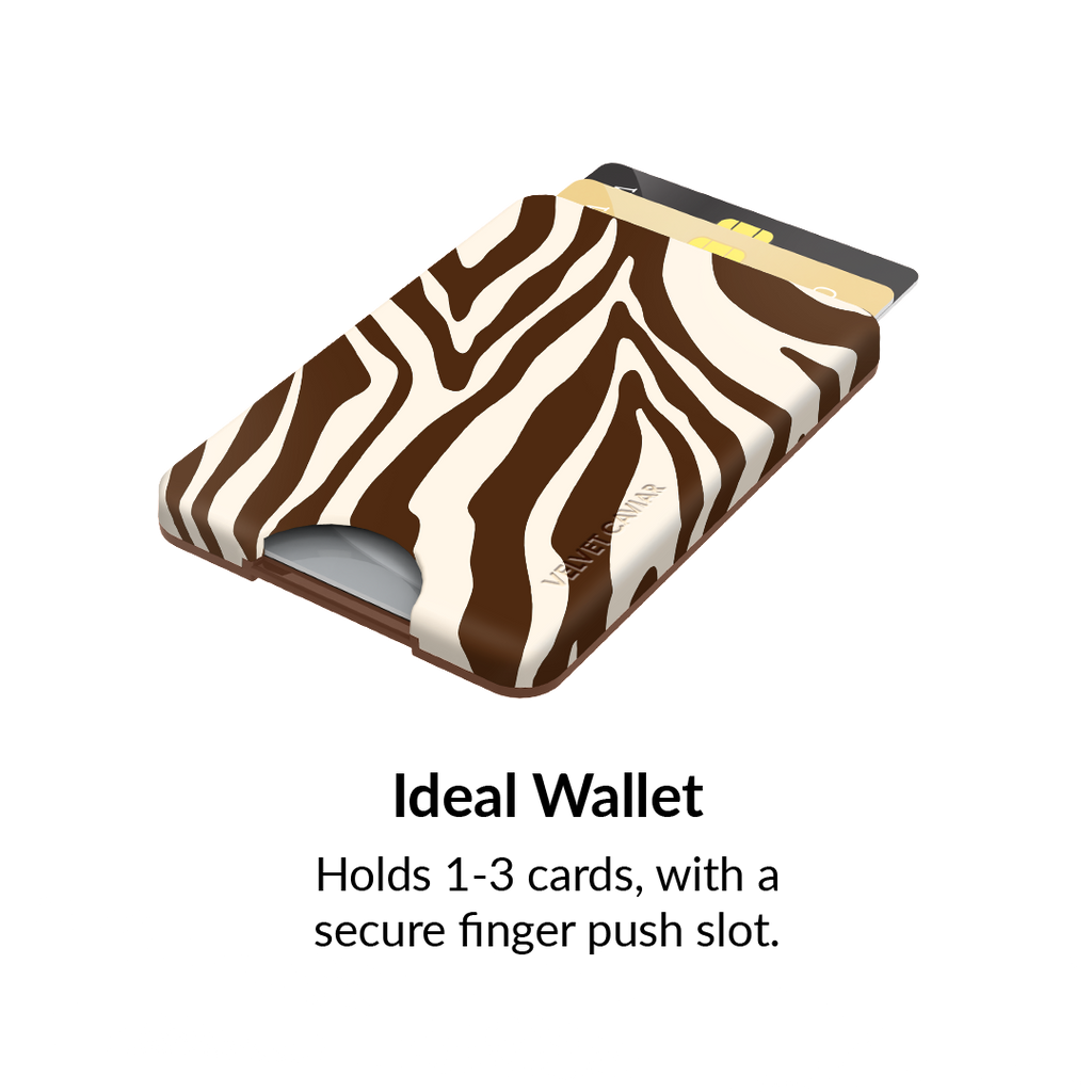 Coco Zebra MagSafe Wallet