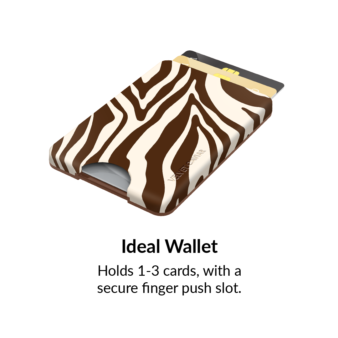 Coco Zebra MagSafe Wallet