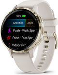 Garmin Venu 3S 41mm Elfenbein Gold