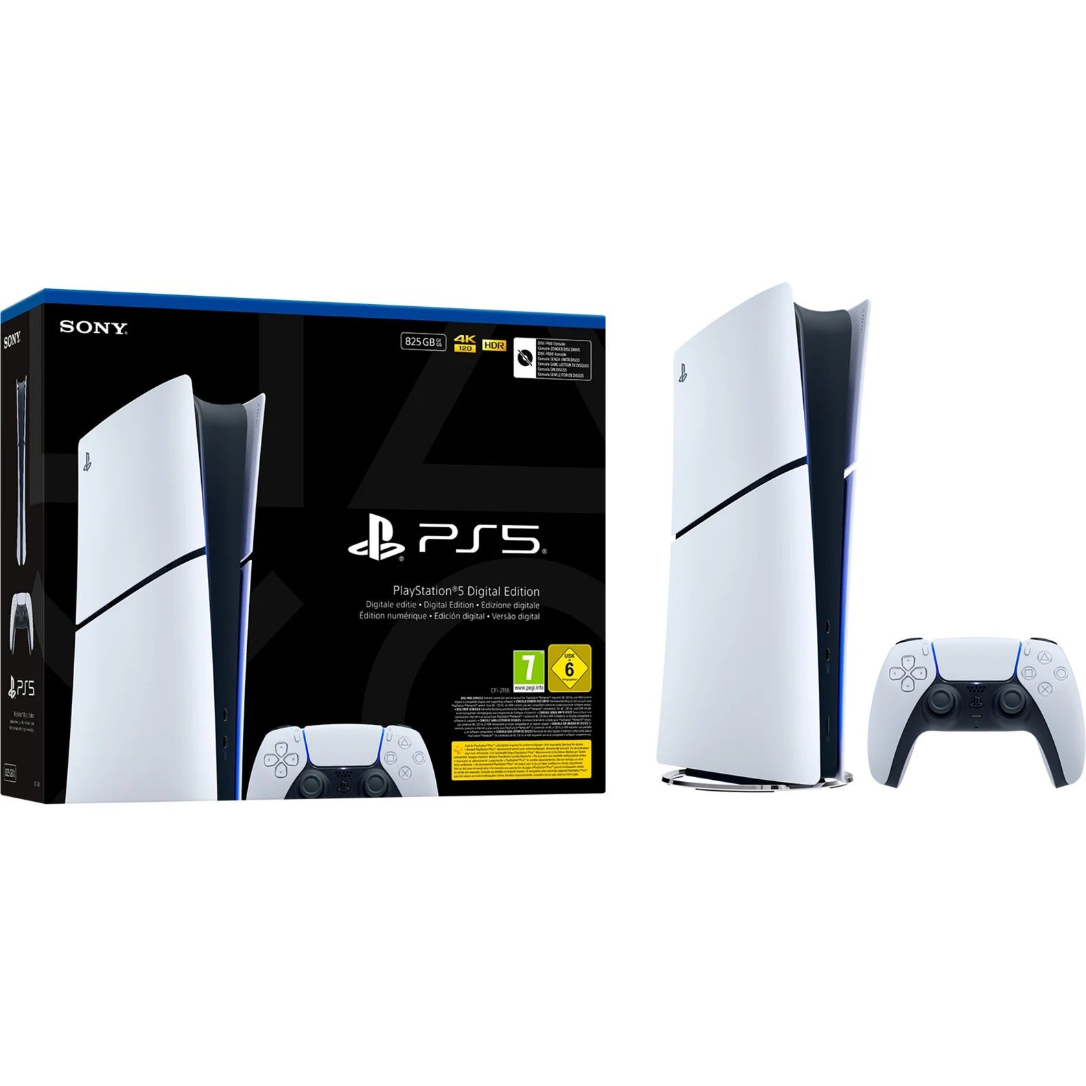 Sony Playstation 5 Slim Digital Edition Konsole (1x Controller)
